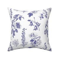 Wildflower Toile Medium - Periwinkle