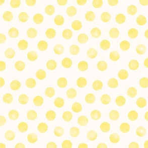 medium dots yellow cream background