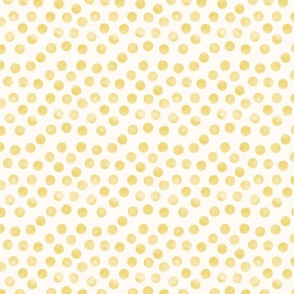 small dots  gold cream background