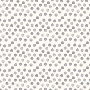 small dots  grey cream background