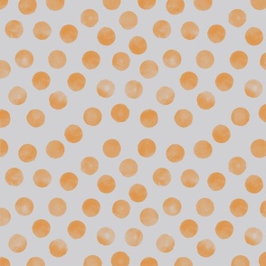 medium dots orange gray background