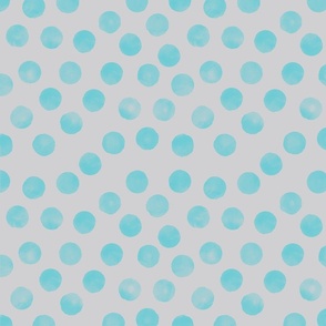 medium dots teal gray background
