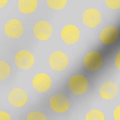 medium dots yellow gray background