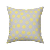 medium dots yellow gray background