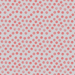 small dots red gray background