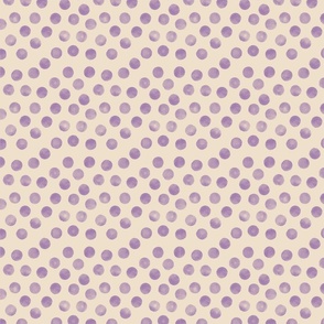 small dots  purple biege background