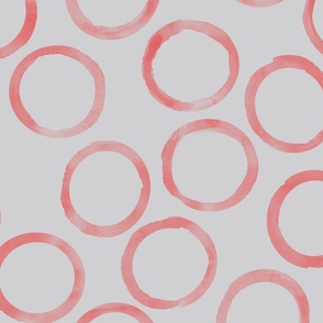 large pink circles