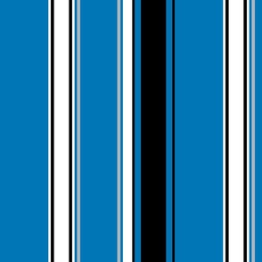 The White the Black the Grey and the Blue - Stripes - Vertical - 12in x 12in