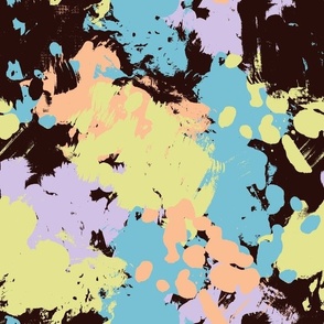 Pastel tones Paint splash abstract surface