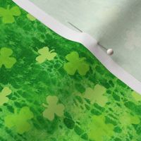 Shamrock - Irish Clover Checkered Pattern - St Patricks Day