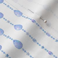 Bead Curtain - blue