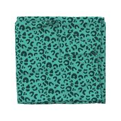 Leopard Spots - Botanical Green / Florida Keys - Large Scale