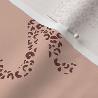 Leopard Parade - Villa Tan / Sable Red Brown - Large Scale
