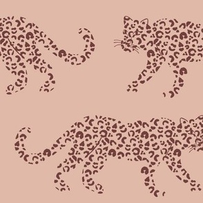 Leopard Parade - Villa Tan / Sable Red Brown - Large Scale