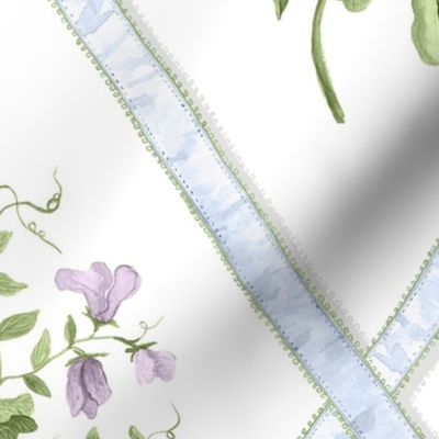 Eloise Soft Cornflower Blue  and Lilac