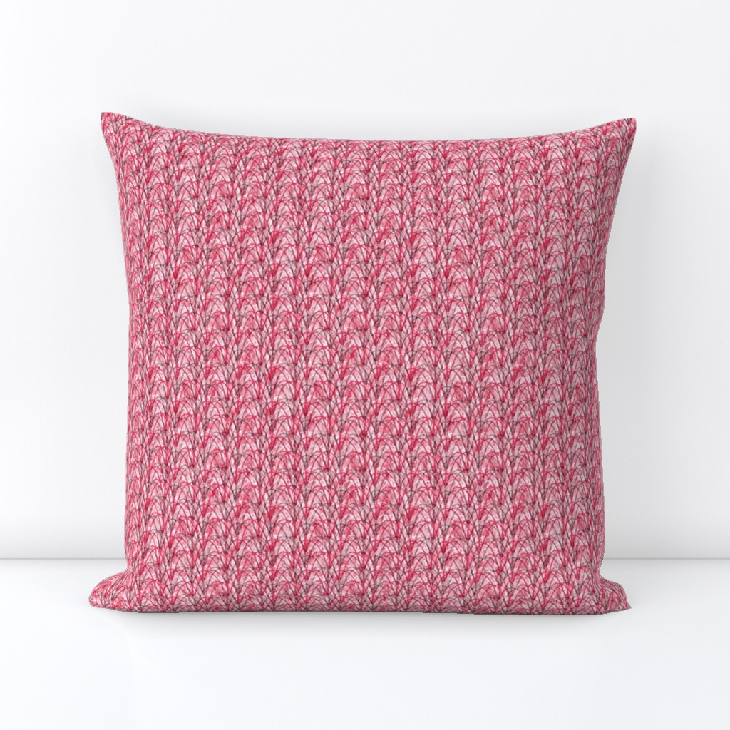 Textured Arch Grid Curves Casual Fun Light Mix Summer Monochromatic Circles Pink Blender Jewel Tones Viva Magenta Pink BE3455 CelebrateVivaMagentaCOY2023 Dynamic Modern Abstract Geometric