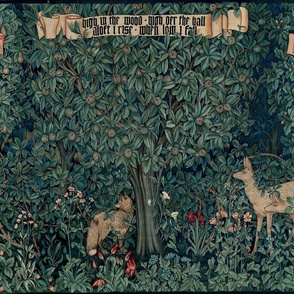 FOREST TAPESTRY - WILLIAM MORRIS AND JOHN DEARLY