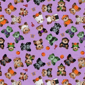 Halloween Teddy Bears Scatter