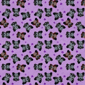 Halloween Patterned Teddy Bears Scatter