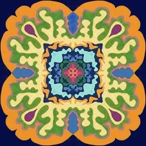 Spanish Tile Mandala