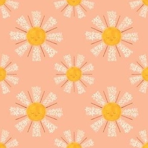 Floral Sun 3x3