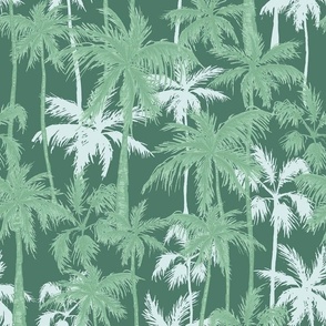 Palm Trees - Green