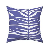 Tigerpattern in white on purple -xl