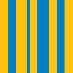 The Blue the Yellow and the White: Bold Stripes - 1