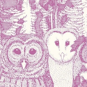 owls NC mulberry large