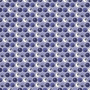 Retro style balls in purple  -xxs