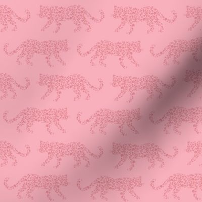Leopard Parade - Flamingo / Candy Pink - Small Scale