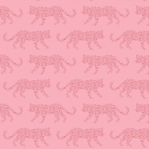 Leopard Parade - Flamingo / Candy Pink - Small Scale