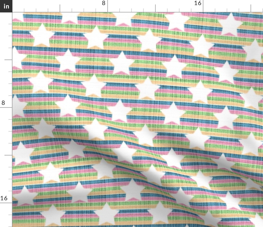 star stripes rainbow