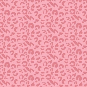 Leopard Spots - Flamingo / Candy Pink - Small Scale