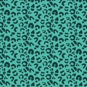 Leopard Spots - Botanical Green / Florida Keys - Small Scale