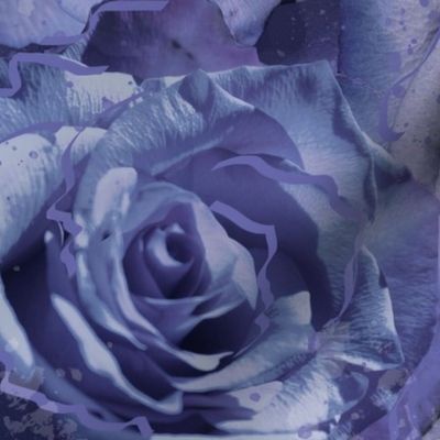 periwinkle rose medium scale