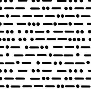 Pattern with Morse code elements