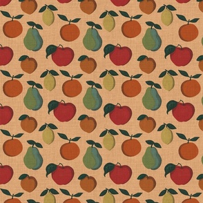 Botanical Fruit - Retro Peach