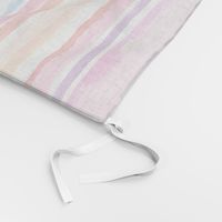 Summer Colorful modern stripes watercolor Small 