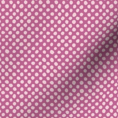 Brushed Polka Dots Cotton Candy on Peony 