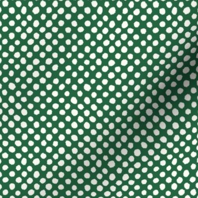 Brushed Polka Dots Emerald 246641
