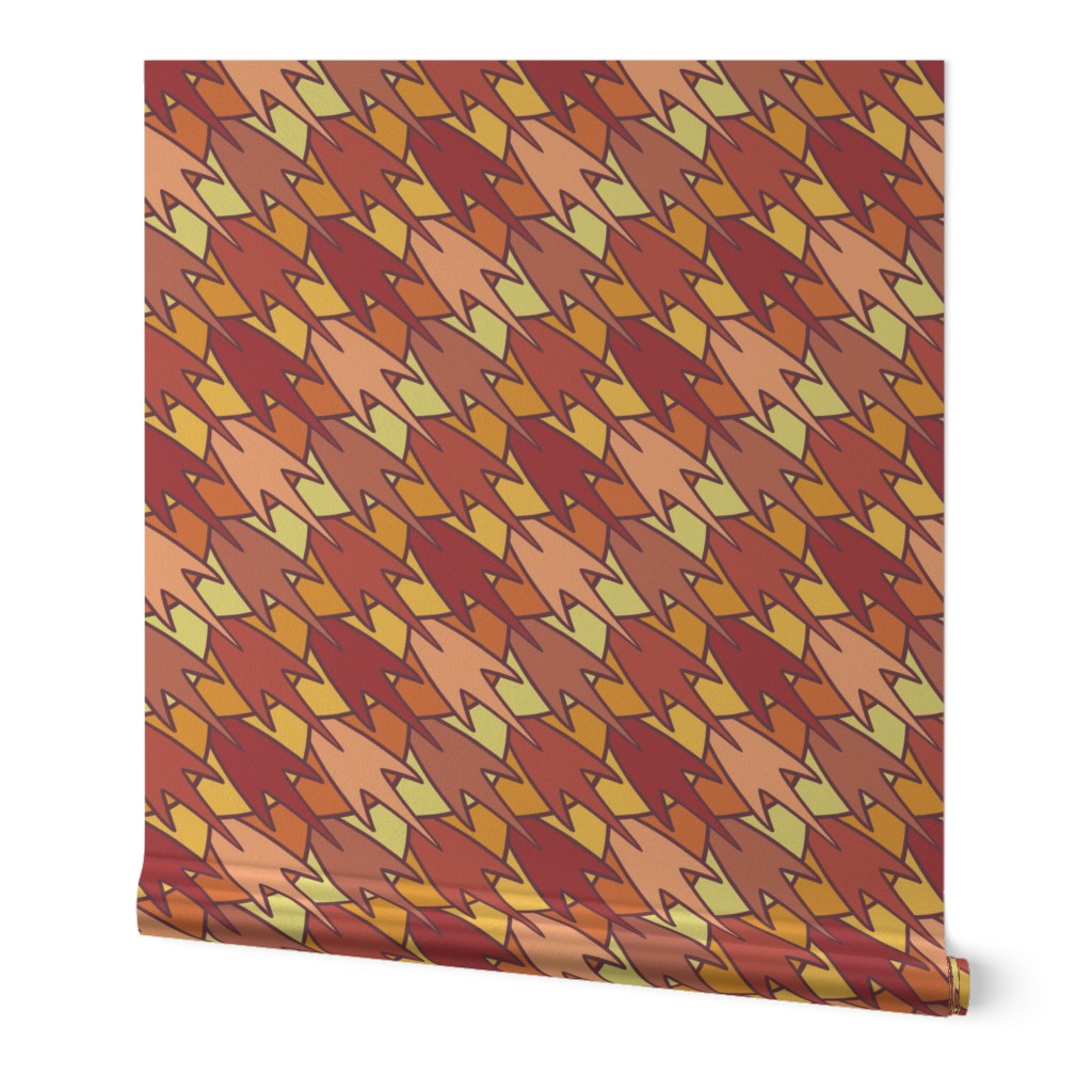 Pinecone Houndstooth Woolflower Small 