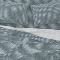 Pinecone Houndstooth Pewter and Sky Small  