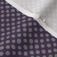 Brushed Polka Dots Pewter 848681 and Plum 483354 