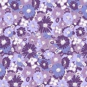 Ditsy Posies - purple