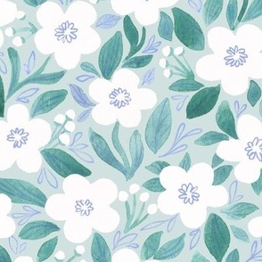 Mariel floral on sage (small)