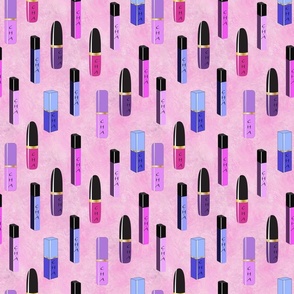 Lipsticks shapes in pink