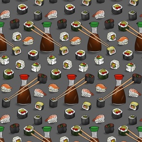Never-Ending Sushi (Dark Steel Grey)
