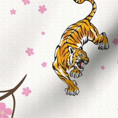 250 Tigers and cherry blossom