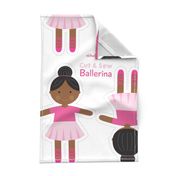 Cut and Sew Black Ballerina Doll